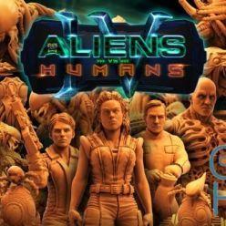 3D model Aliens VS Humans