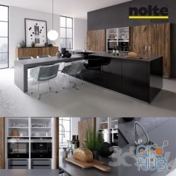 3D model NOLTE Legno kitchen set