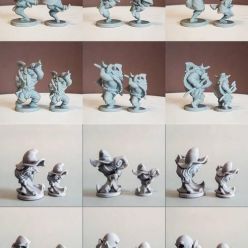 3D model Arminas Didziokas - RPG Heroes Full Set 1-4 – 3D Print