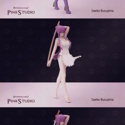 3D model Pink Studio - High School of the dead - Saeko Busujima – 3D Print