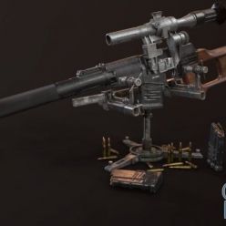 3D model Special Sniper Rifle (VSS) «Vintorez» PBR