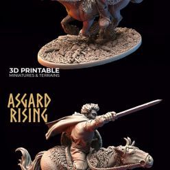 3D model Asgard Rising - Viking Rider 1