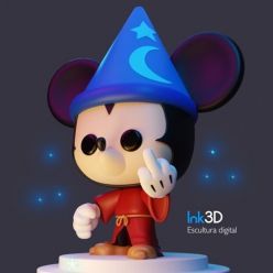 3D model Mickey Mouse Badass – 3D Print