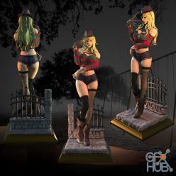 3D model Sexy Freida Kruegger – 3D Print