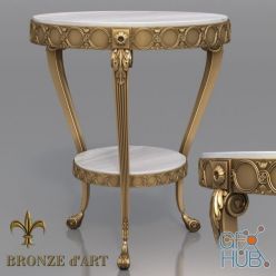 3D model Bronze dART 1117 table