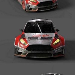 3D model Ford Fiesta R5 Race