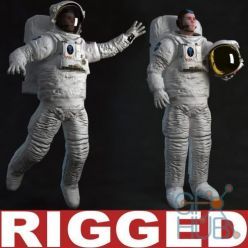 3D model TurboSquid – Astronaut Rigged