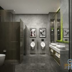 3D model Modern bathroom interior 057