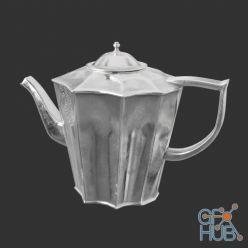 3D model Teapot Silver