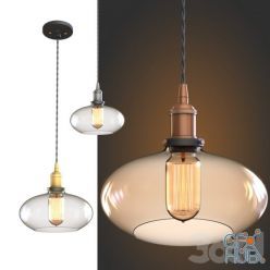 3D model Vintage lamp in the style of Thomas Edison