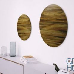 3D model Wall Decoration Ligne Roset Oxy Fluid