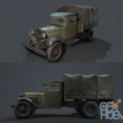 3D model GAZ AA PBR