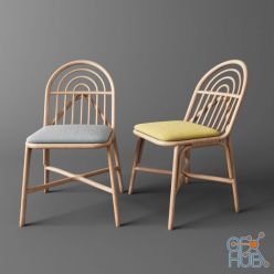 3D model Rotin by Guillaume Delvigne Chaise SILLON en 2019