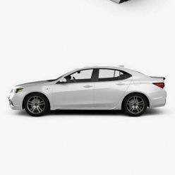 3D model Acura TLX A-Spec 2017 car