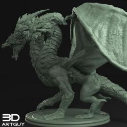 3D model Three Headed Dragon – 3D Print