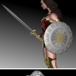 3D model Wonder Woman Gal Gadot – 3D Print