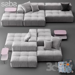 3D model Sofa Saba Italia Pixel