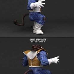 3D model Great Ape - Vegeta – 3D Print