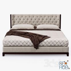 3D model Bellavista Nisha wood bed (max, fbx, obj, 3ds)