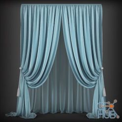 3D model Curtains 99 (max, fbx)
