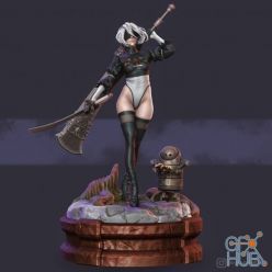 3D model 2B – NieR Automata – 3D Print