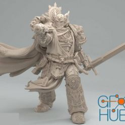 3D model Lion Knight pose 2