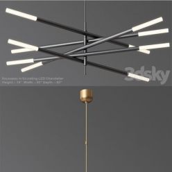 3D model Rousseau Articulating LED Chandelier