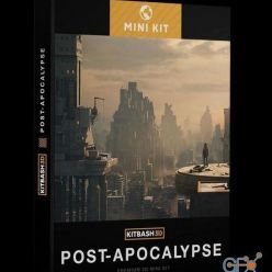 3D model Kitbash3D – Mini Kit: Post-Apocalypse