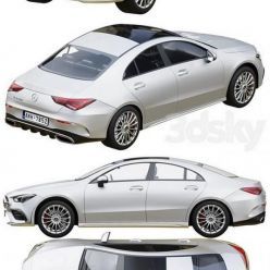 3D model Mercedes-Benz CLA Coupe 250 2020