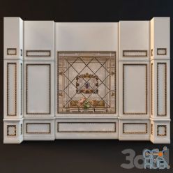 3D model Classic wall molds 1