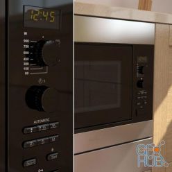 3D model Miele M-8261-1 microwave