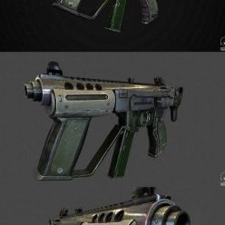 3D model DeusEX Gun