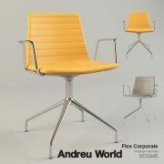 3D model Andreu World Flex Corporate SO1645 chair