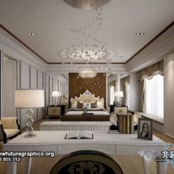 3D model Modern Style Bedroom Interior 11