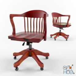 3D model Profi Wood Desk Chair