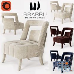 3D model NAJ ARMCHAIR by Brabbu