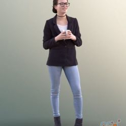 3D model Laura 10738 Standing Business Woman