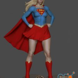 3D model SuperGirl Classic