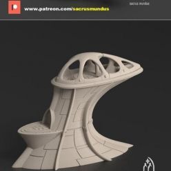 3D model Zanat, The Abandoned World-Ship – 3D Print