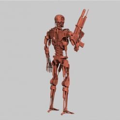 3D model Terminator T-800 Endoskeleton – 3D Print