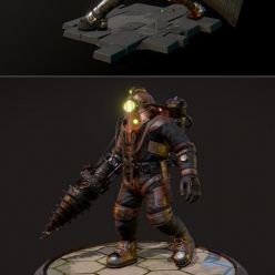 3D model Dante - Devil May Cry and Big Daddy Bioshock 2 – 3D Print