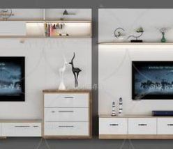 3D model Tv Stand 90