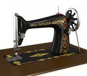 3D model Singer sewing machine
