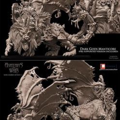 3D model Avatars of War - Dark Gods Manticore – 3D Print