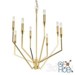 3D model Hudson valley Archie chandelier