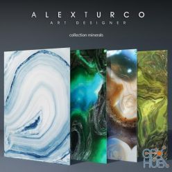 3D model Alex Turco collection Minerals