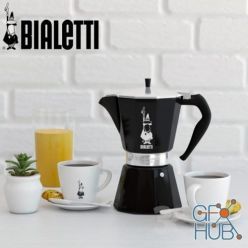 3D model Bialetti coffee set