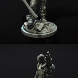 3D model Shadowrun Sledge Limited Edition Statue – 3D Print