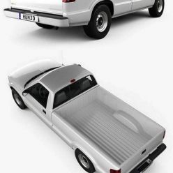 3D model Chevrolet S10 Single Cab Long Bed 1994