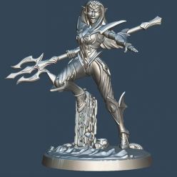 3D model Sea Elf - Witch, Warrior Mage, Siren, Corsair, Cavalry – 3D Print
